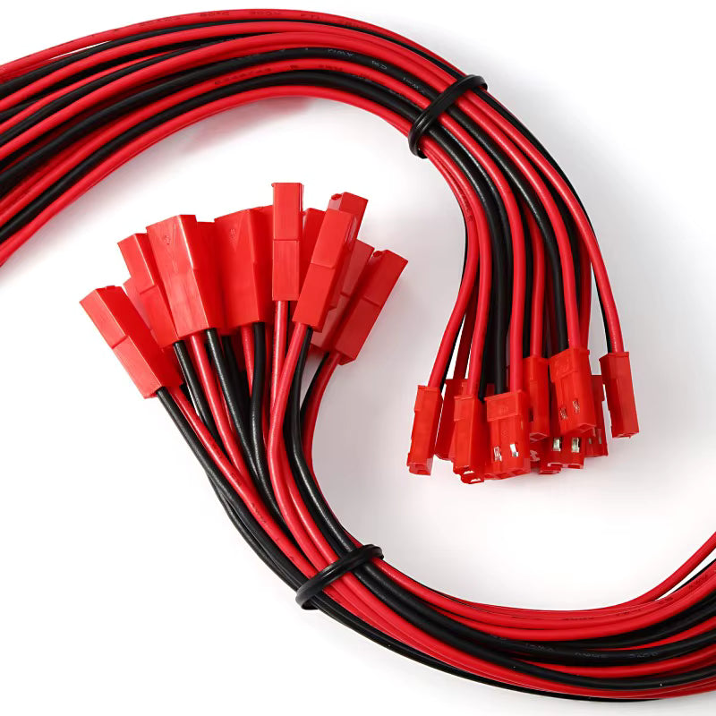 20 AWG JST plug connector 2-pin male plug connector