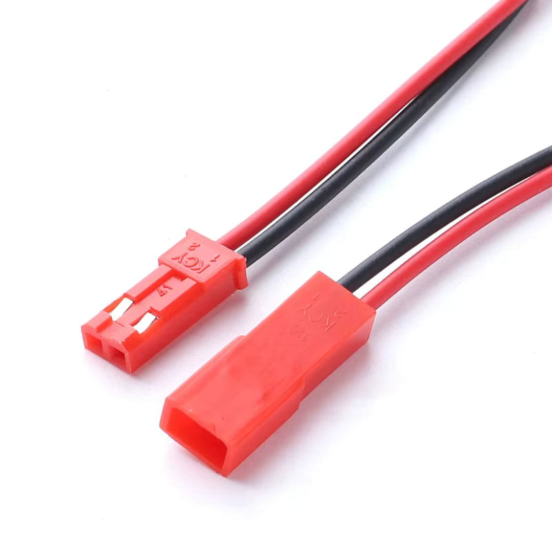 20 AWG JST plug connector 2-pin male plug connector
