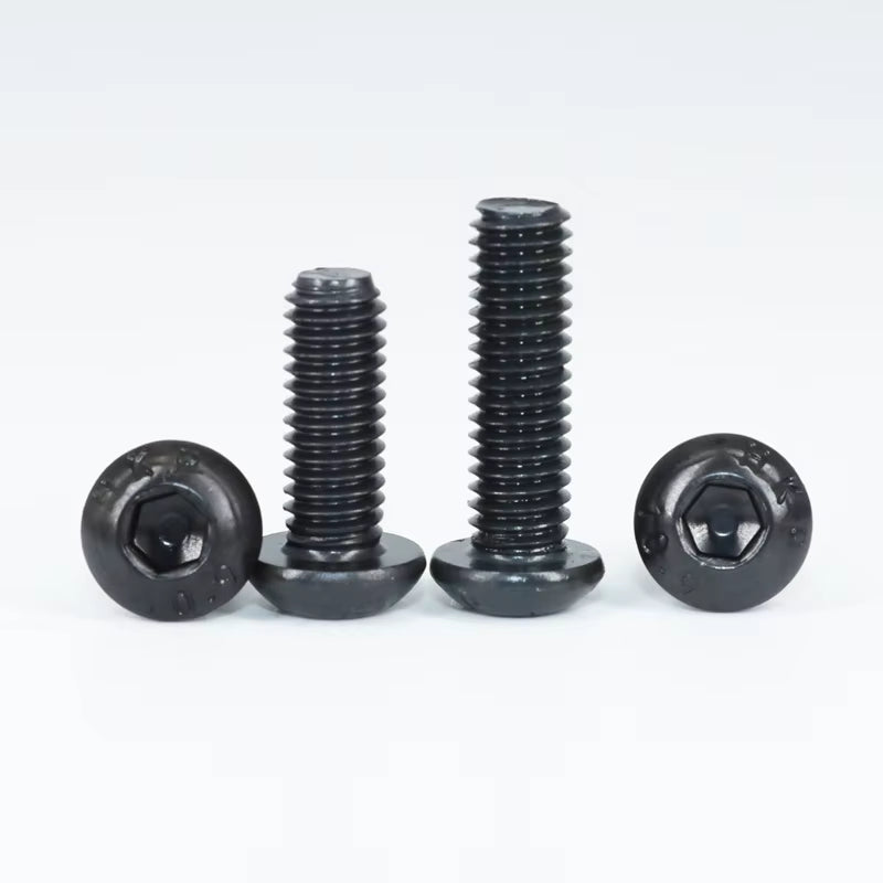 M3 Button Head Hex Socket Screw Black