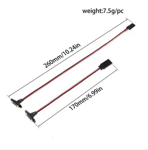 Magnetic Snap-on JR Extension Cable
